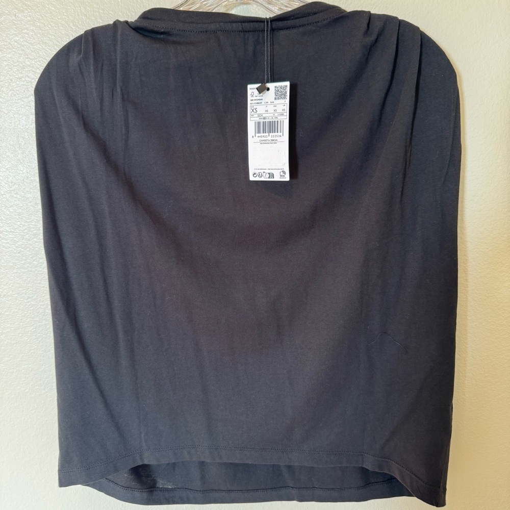 Mango Modal T-Shirt with Ruffled Shoulders - Picture 6 of 10